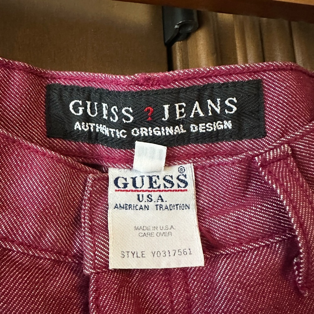 Vintage Guess Denim Skirt - Picture 2 of 5